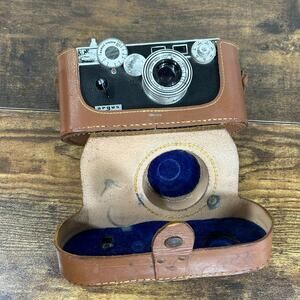 VINTAGE Argus C3 Rangefinder 35mm Film Camera w/ Cintar 50mm lens + Leather Case